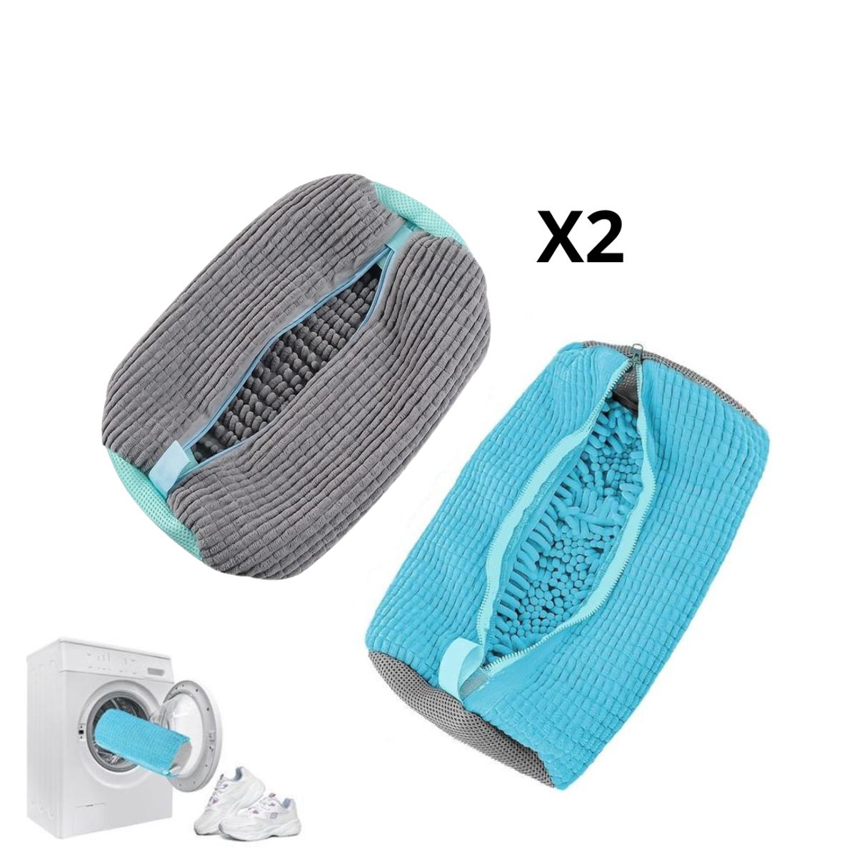 GENERICO - Bolsa para lavar zapatillas x2