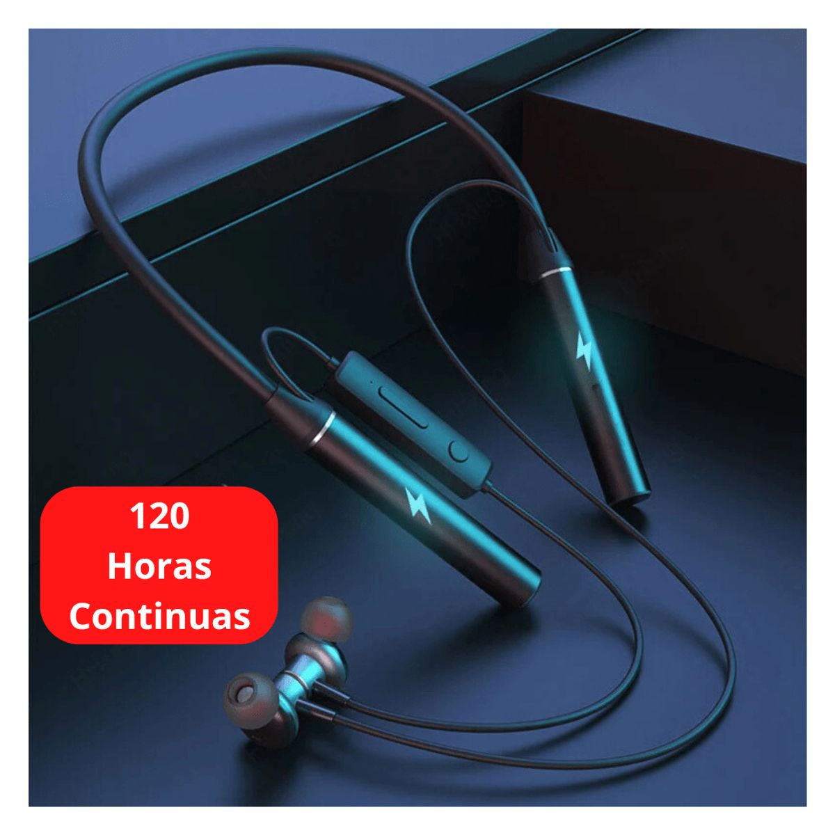 ALENUR - Audifono Inalambrico Bluetooth 120 Horas Continuas Alenur