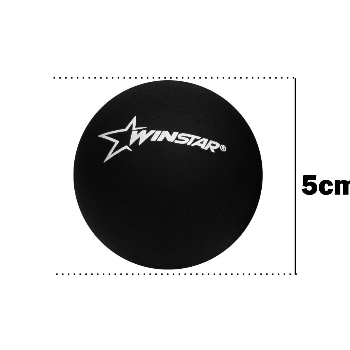 WINSTAR - Set de 3 Pelotas de Frontón Negro