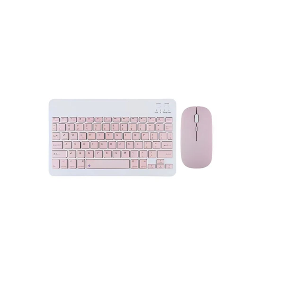 SPACE - FUNDA SAMSUNG S9-S9FE +TECLADO CON MOUSE TECLADO POR FUERA ROSADO