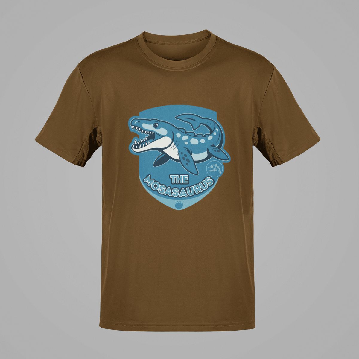 GENERICO - Polo de Dinosaurio Mosasaurio Camiseta para Niño Algodon Marron