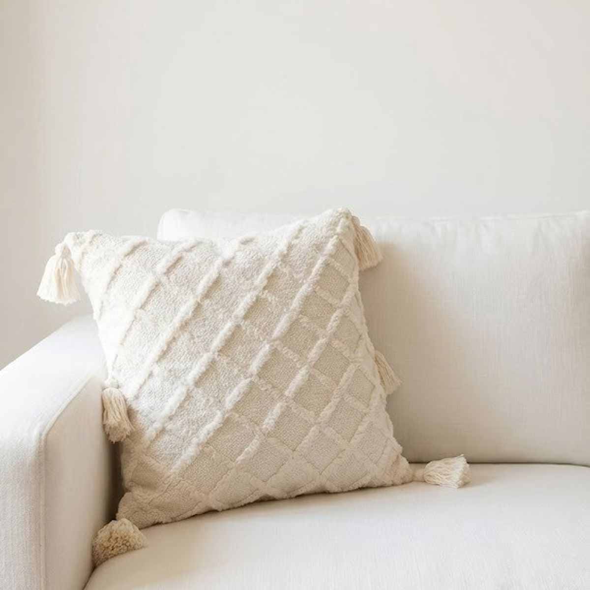 GENERICO - Cojín Decorativo Élite Rombos 40x40 cm Zalmohadas