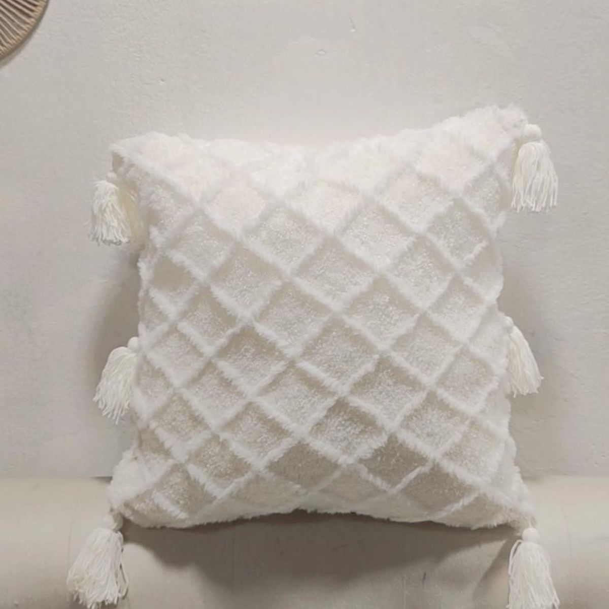 GENERICO - Cojín Decorativo Élite Rombos 40x40 cm Zalmohadas