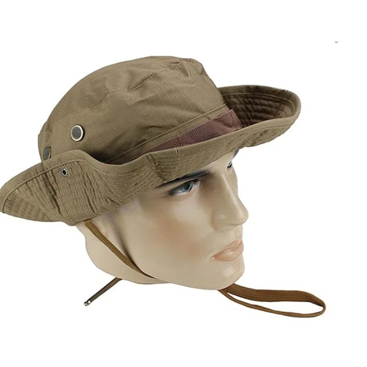 GENERICO - GORRA SOMBRERO Boonie Hat RIPSTOP BEIGE OSCURO