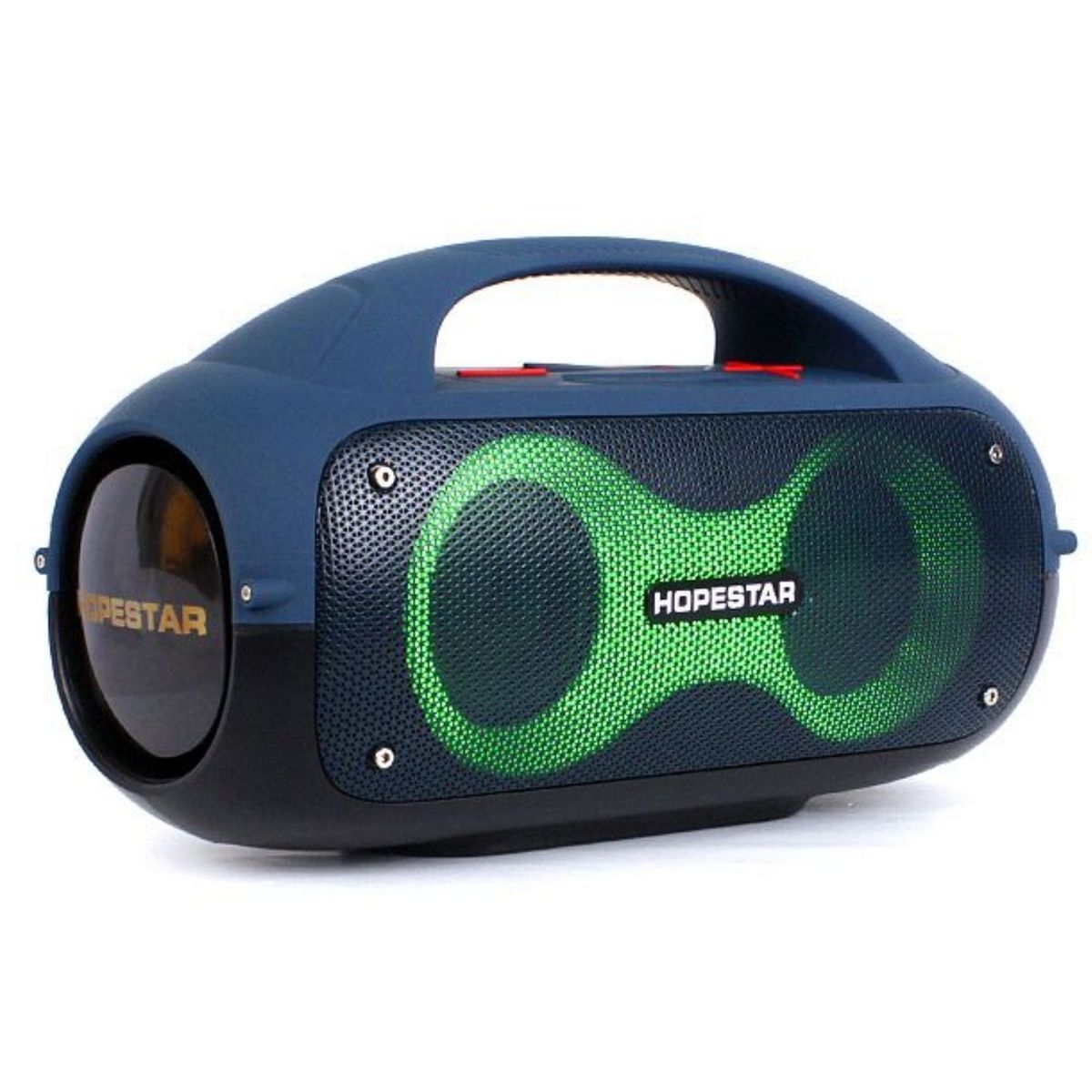 GENERICO - Parlante Portátil Hopestar A50 Azul protección IPX5 80W LED RAINBOW