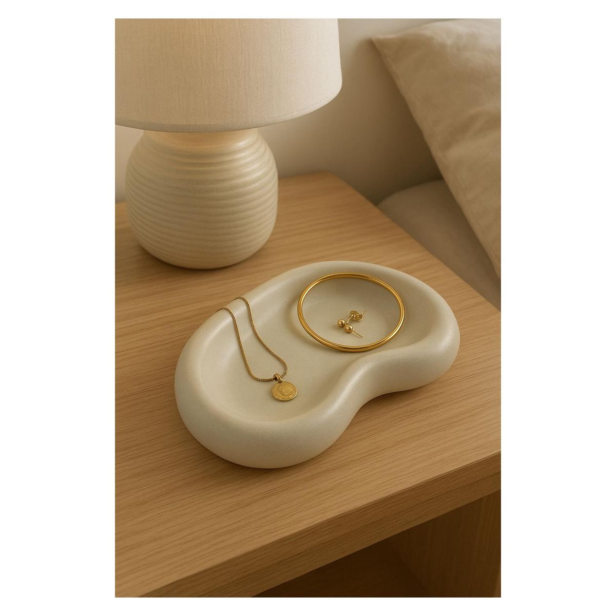 GENERICO - Bandeja decorativa joyero Luna