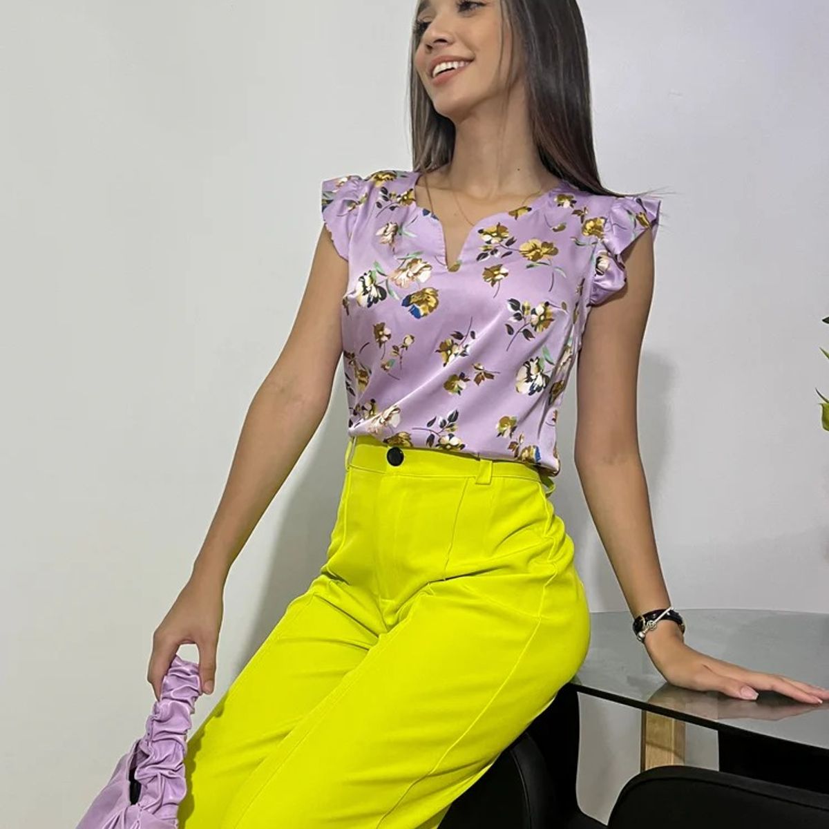 AMARELLY - BLUSA PARA DAMA CHANEL