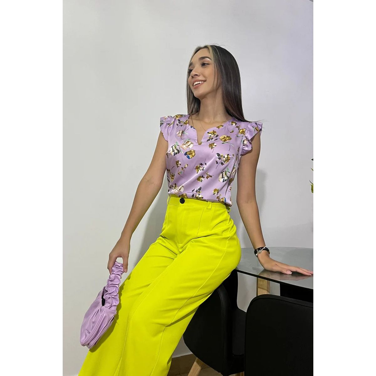 AMARELLY - BLUSA PARA DAMA CHANEL