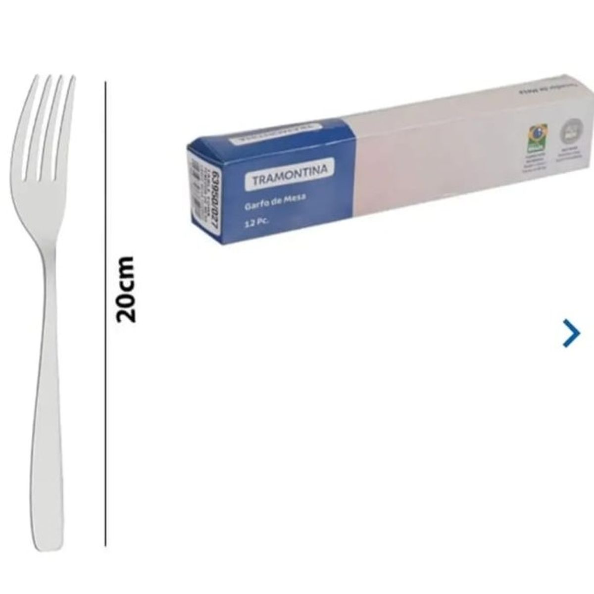 TRAMONTINA - JUEGO DE TENEDORES COSMOS X 12 PIEZAS