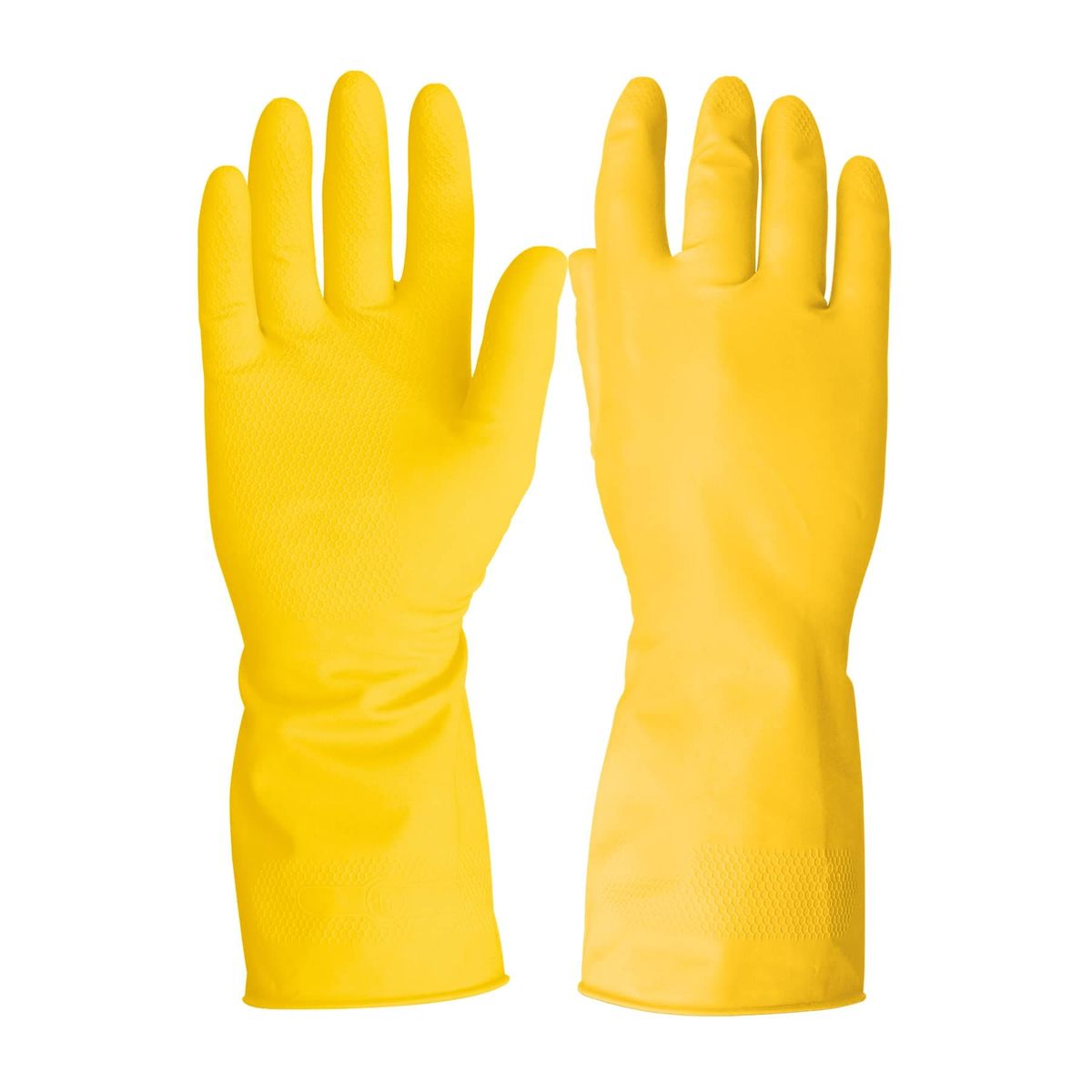 PRETUL - Guante de látex para limpieza uso doméstico amarillo talla chica
