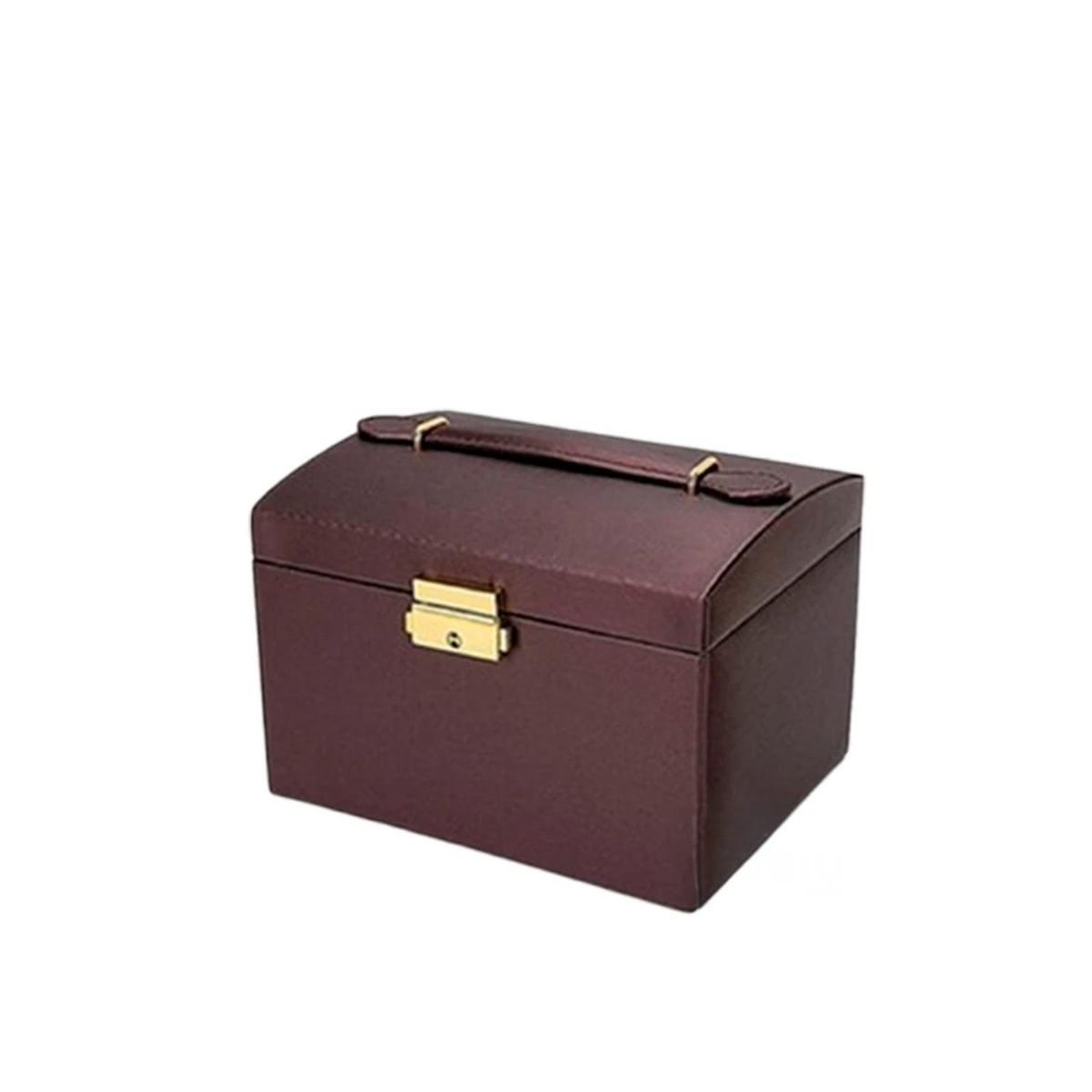 RYBIU IMPORT - Pack4 Joyero Elegante y Funcional de Color Marron