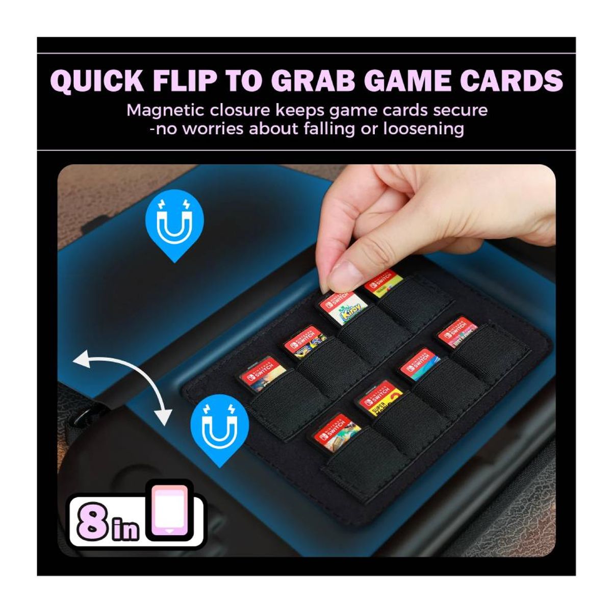 GENERICO - Estuche Case Funda Para Nintendo Switch 2 Negro