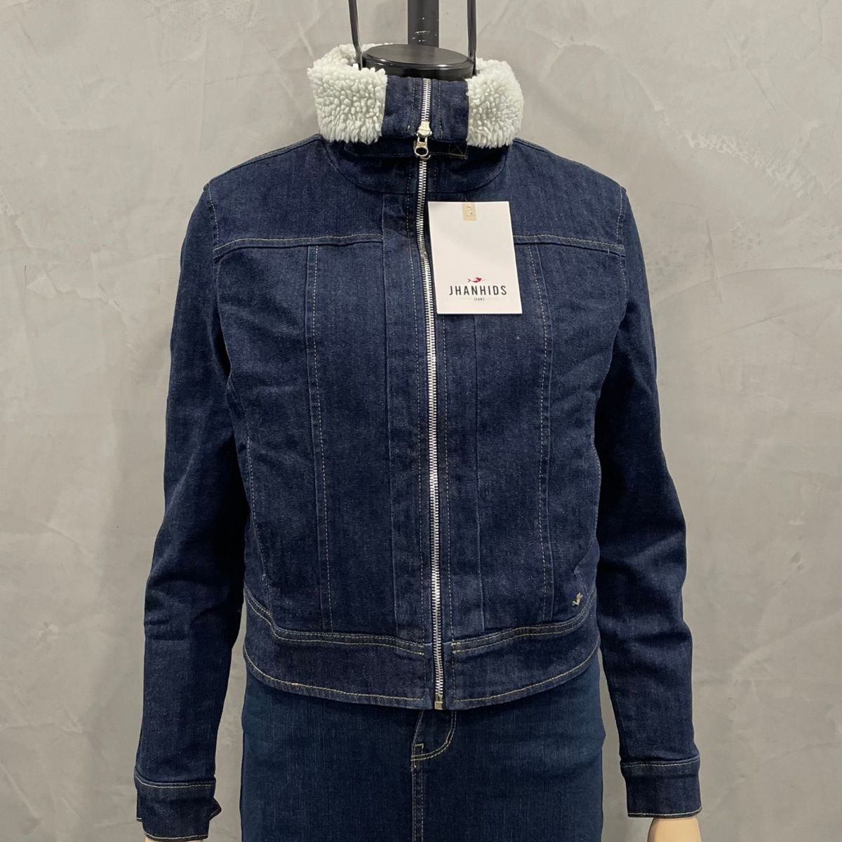 JHAN HIDS - Casaca Denim con peluche Danna