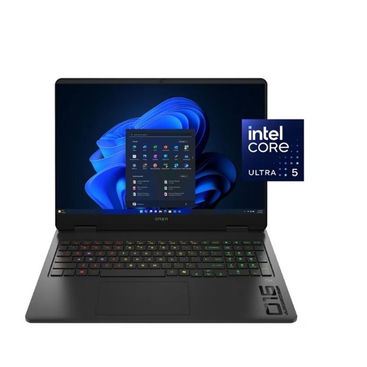 HP - Laptop Gamer HP OMEN 16" 2K 165Hz i5 Ultra 225H 16GB RAM 1TB SSD RTX 5050 Win11 Negro