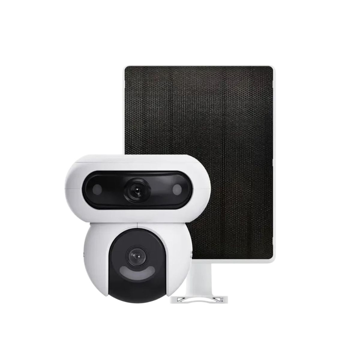 EZVIZ - Cámara wifi HB90 Dual Kit 4MP + 4MP Dual Lens Batería Panel Solar