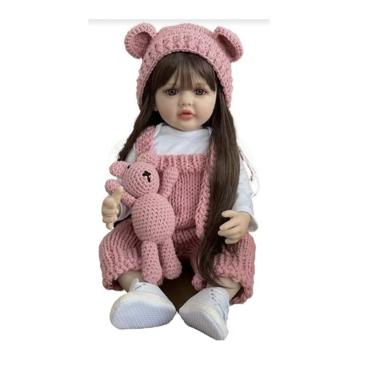 GENERICO - Bebe Reborn Vinilo de Silicona Cuerpo Entero 55 cm