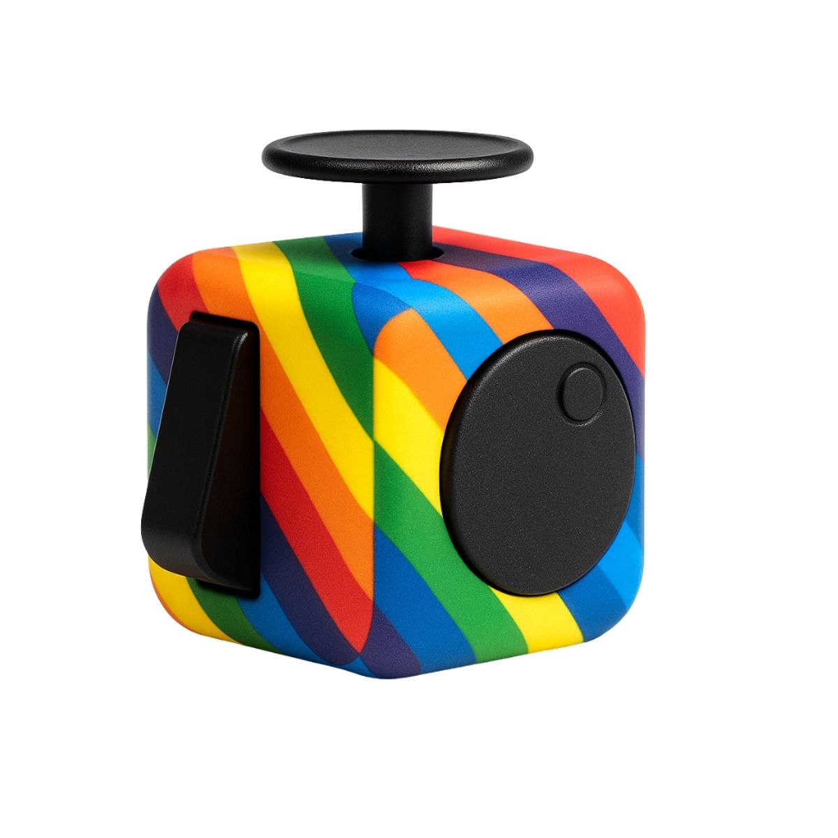 GENERICO - Fidget Cubo Antiestrés Sensorial 6 en 1- Multicolor