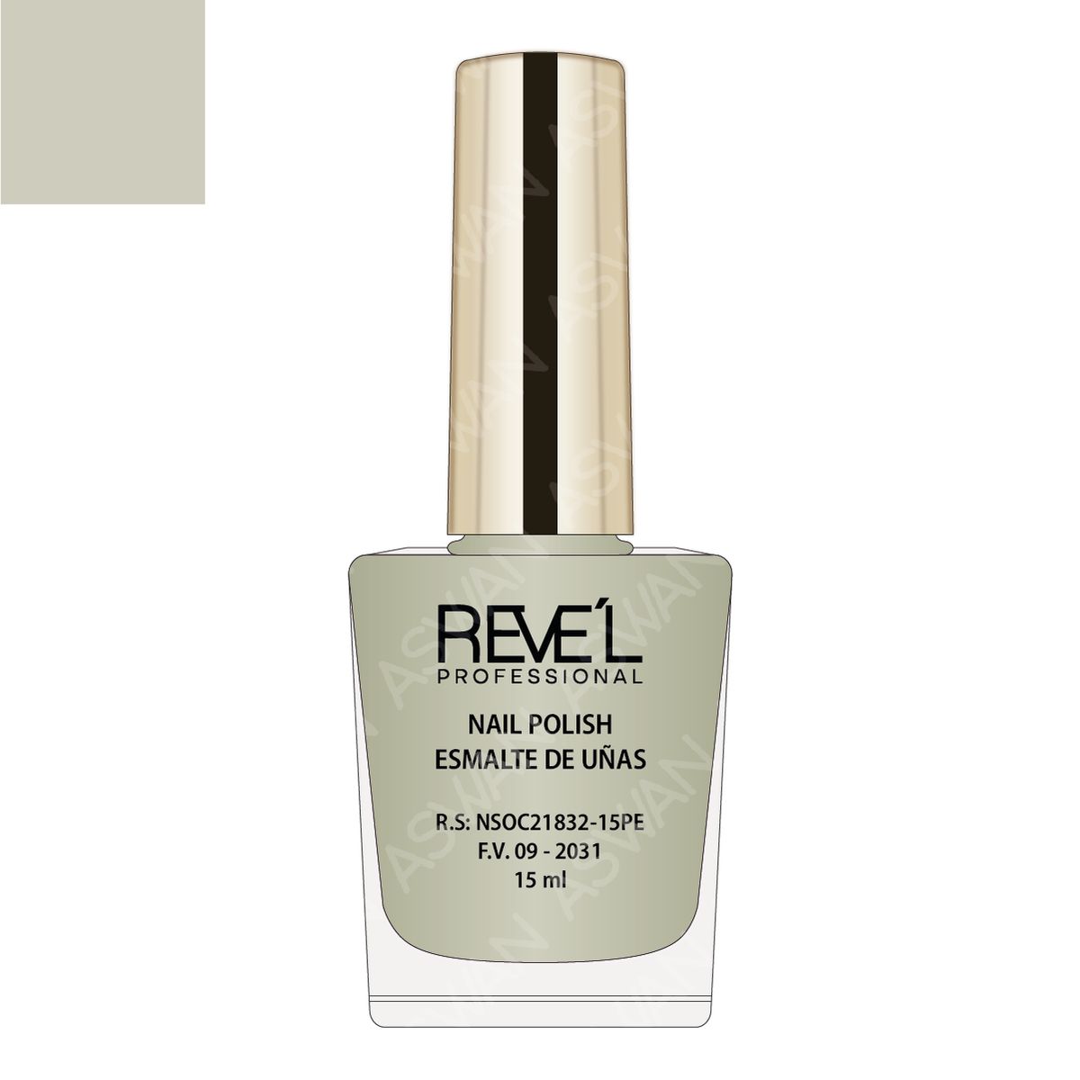 REVE'L PROFESSIONAL - Esmalte Nude Perfect 15 ml - REVEL PROFESSIONAL