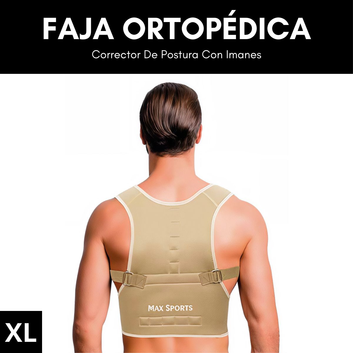 GENERICO - Corrector De Postura Con Imanes XL