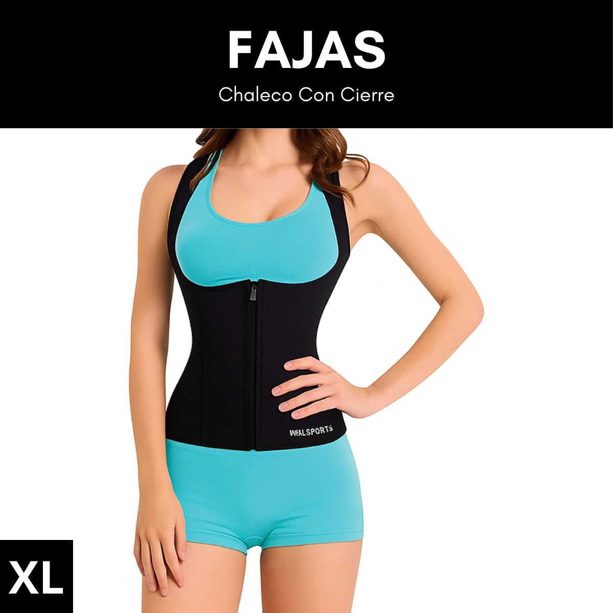 GENERICO - Chaleco Con Cierre Talla XL