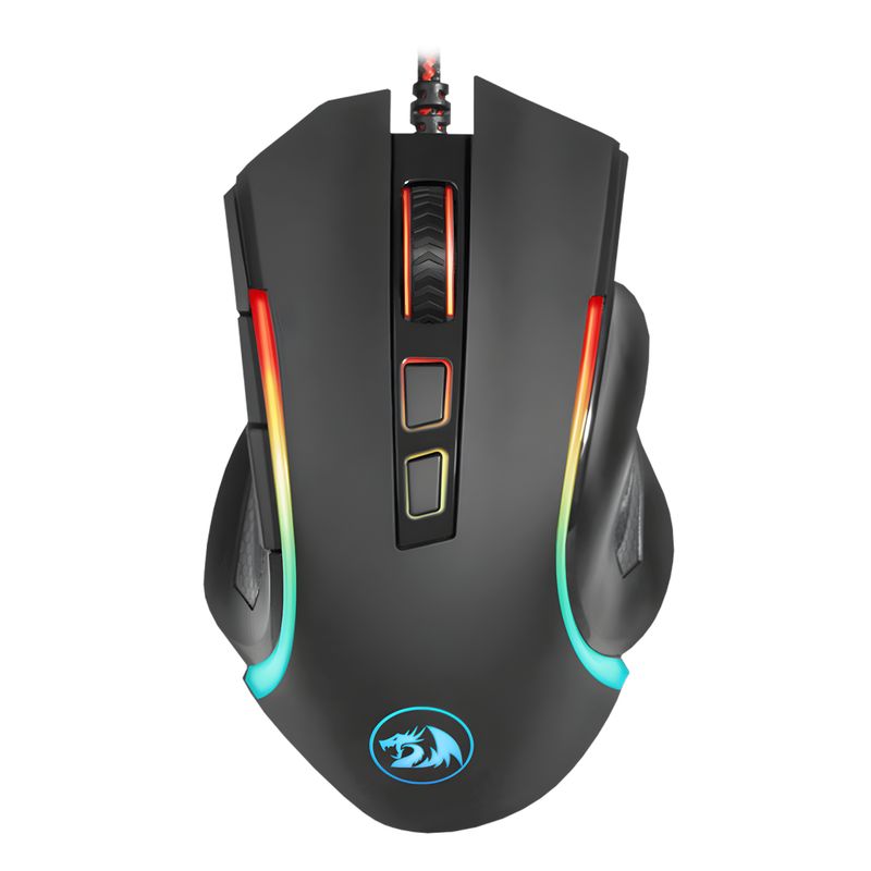 REDRAGON - Mouse Gamer Redragon Griffin M607 RGB 7200 DPI Negro