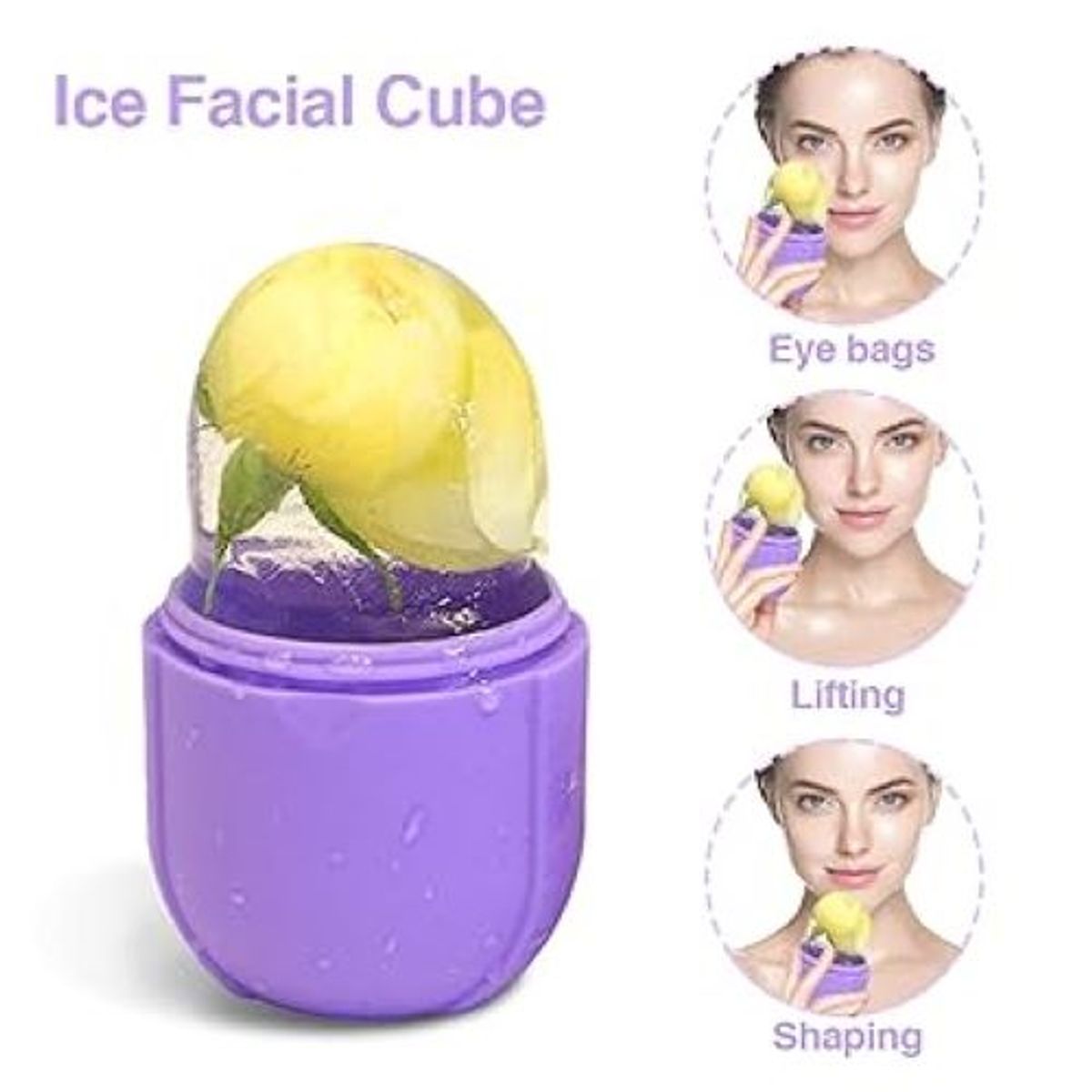 GENERICO - RODILLO FACIAL DE HIELO ICE ROLLER TONIFICA DESINFLAMA Y DA LIFTING
