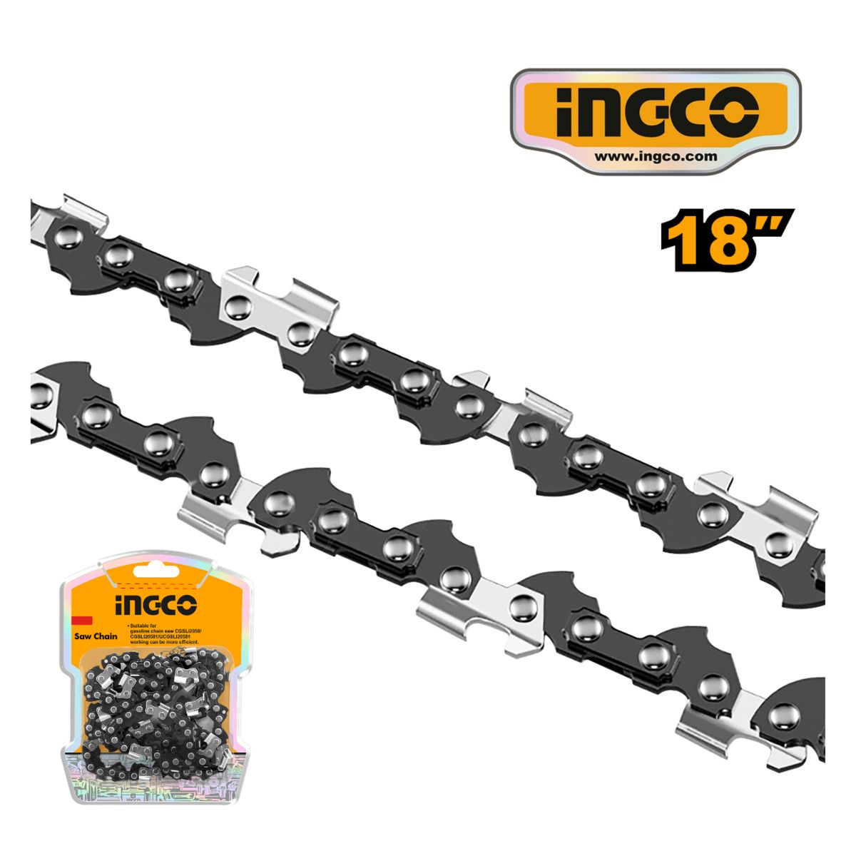 INGCO TOOLS - AGSC51801 CADENA MOTOSIERRA 18pulg