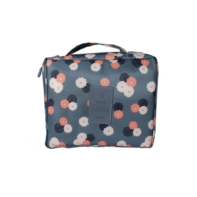 GENERICO - Estuche Multiusos de Lujo para Viajeros en Azul Acero