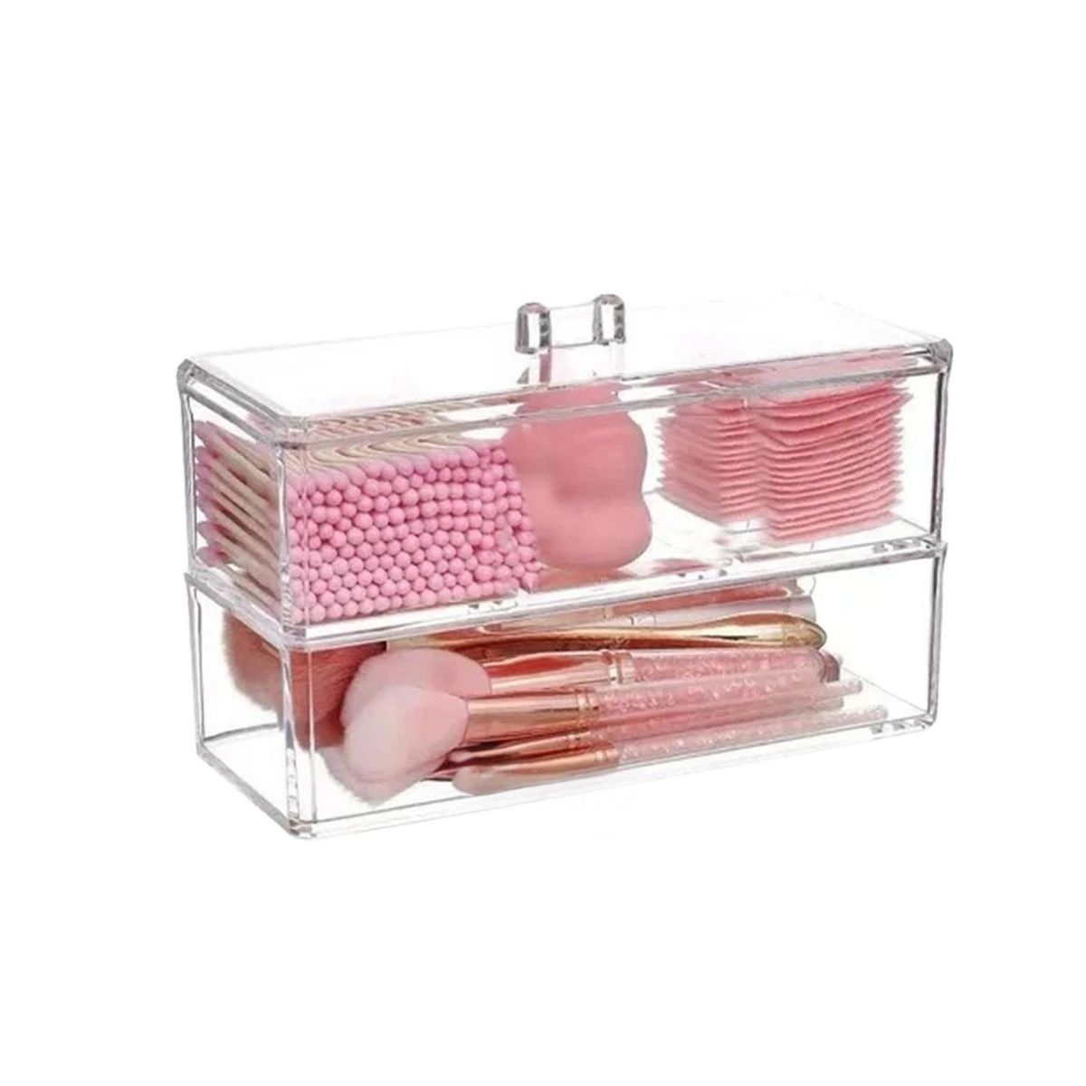 RYBIU IMPORT - Pack4 Estuche con Hermoso Diseño en Transparente