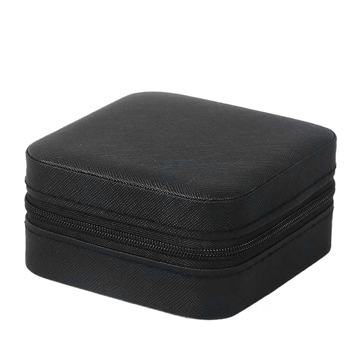 RYBIU IMPORT - Pack6 Estuche Portatil de Collar Negro Y+Papel de Regalo