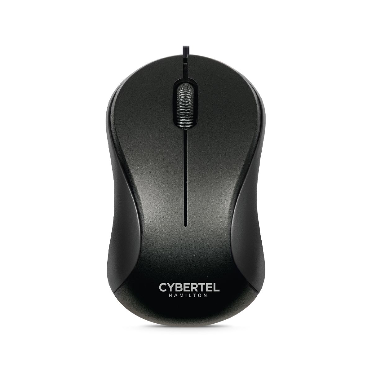 CYBERTEL - Mouse Oficina Alámbrico 1000DPI Negro Cybertel Hamilton+ CYB M209k+