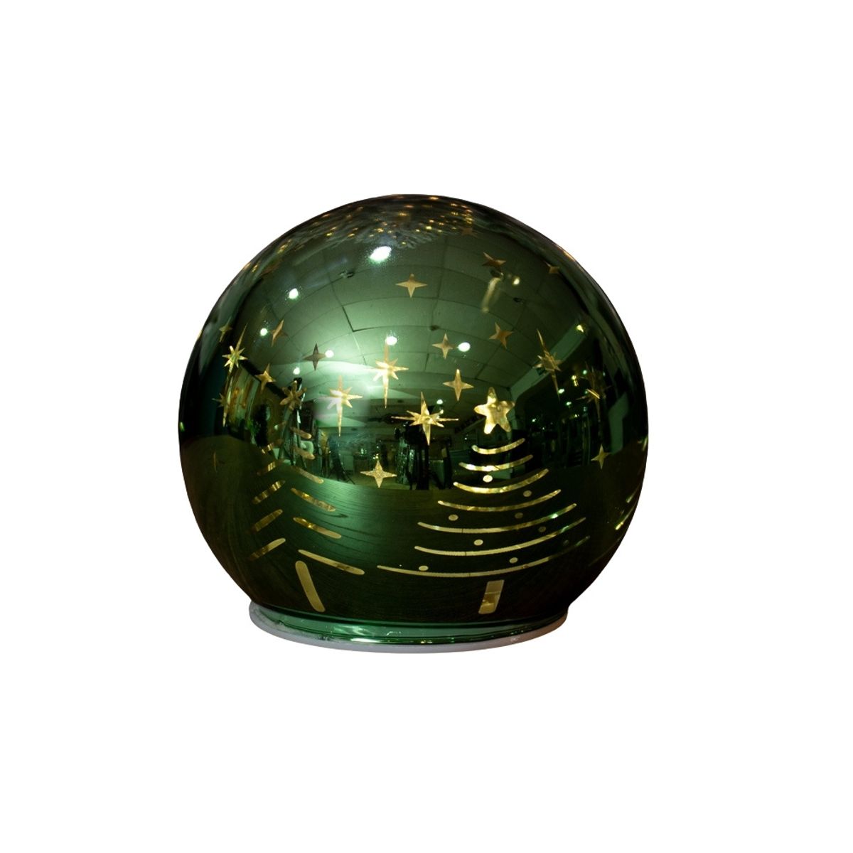 PANORAMA HOGAR - Esfera de Mesa Panadecor con Luces LED 10CM de Vidrio