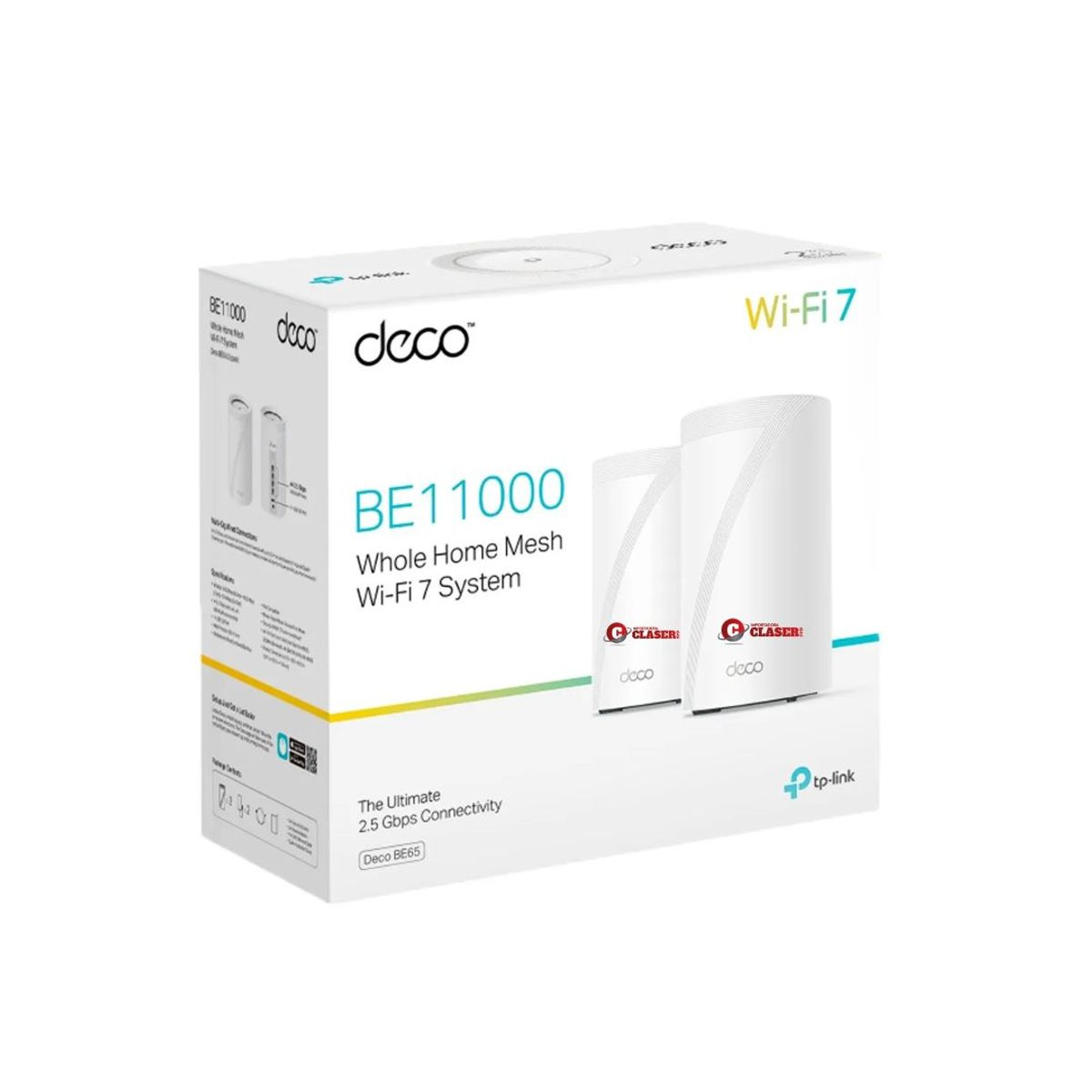 TP LINK - SISTEMA WIFI MESH TP-LINK DECO BE65-2 BE11000 PACK2 WIFI7