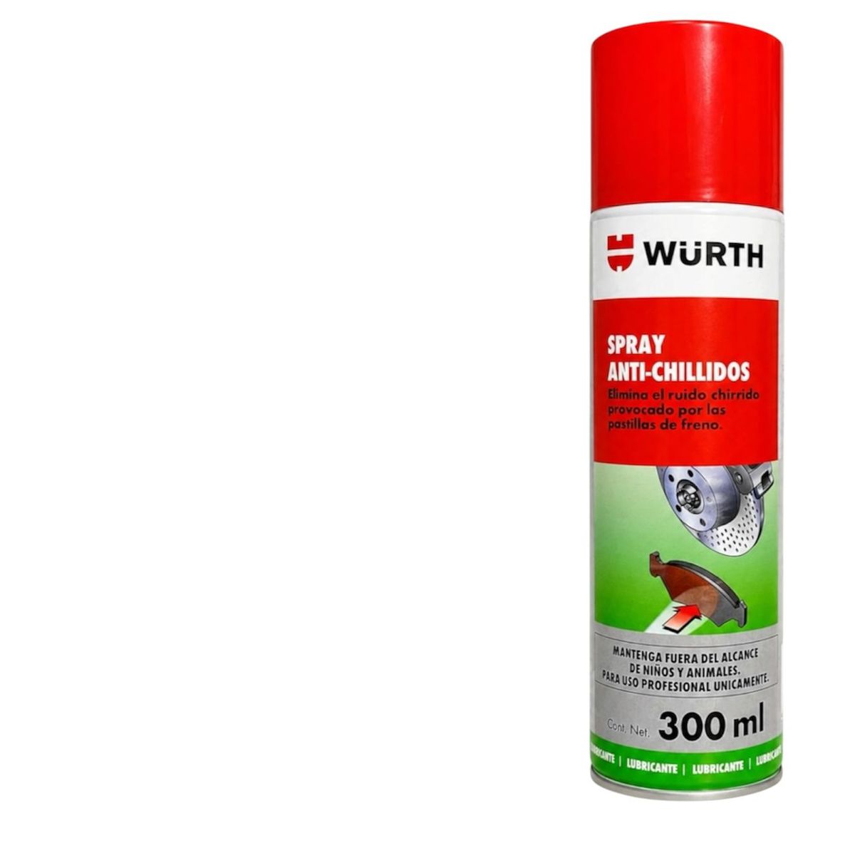 WURTH - WURTH ANTI CHILLIDOS PARA FRENOS DE AUTOS Y CAMIONETAS