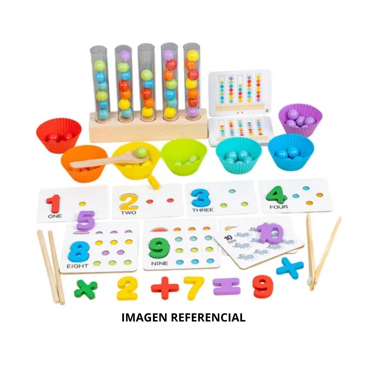 GENERICO - SET DE TUBOS DE ENSAYO PARA NIÑOS