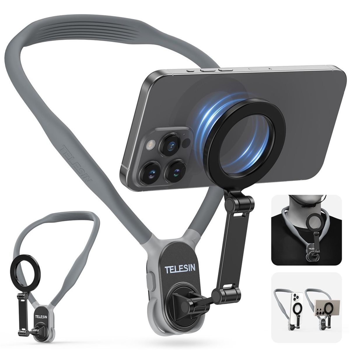 TELESIN - Arnes de cuello magsafe para celular