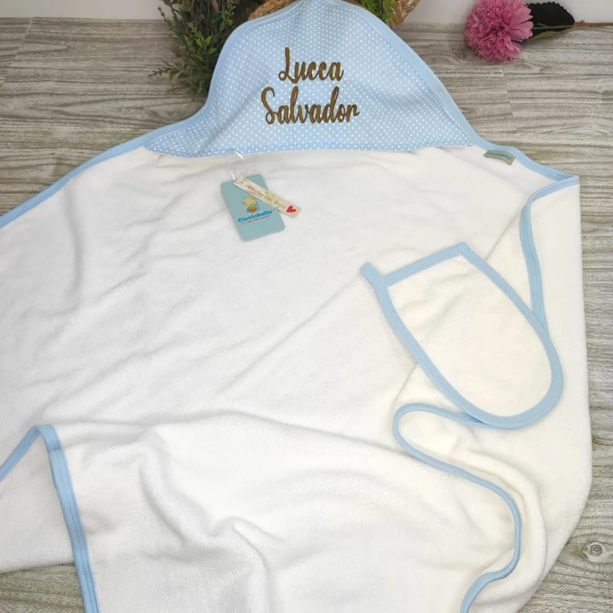 GENERICO - Toalla de felpa para bebé 100 % algodón niño