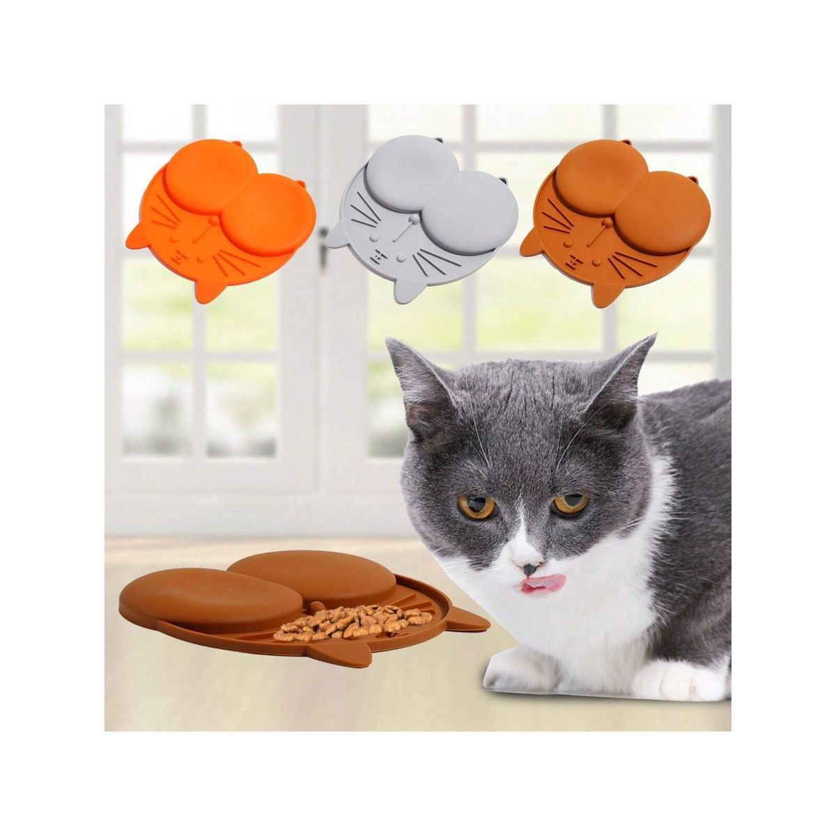 LICK MAT PARA GATOS GRIS, marca GENERICO - Foto Principal