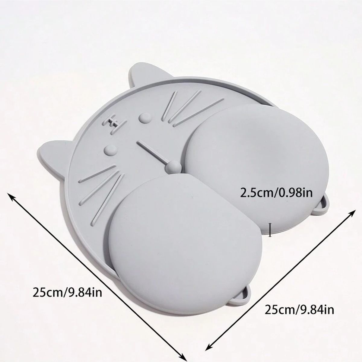 LICK MAT PARA GATOS GRIS, marca GENERICO - Foto 2