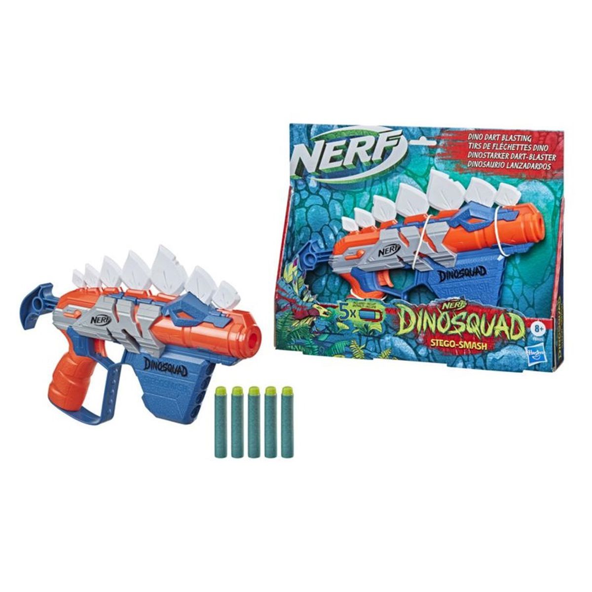 HASBRO - Lanzador Nerf Dinosquad Stego-Smash Hasbro