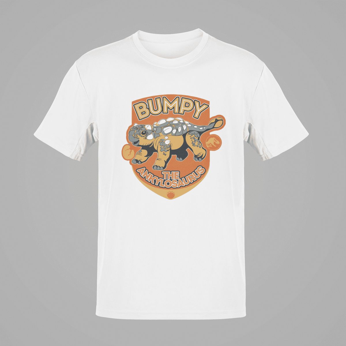 GENERICO - Camiseta de Dinosaurio Bumpy Polo para Niños Dino Algodon Blanco