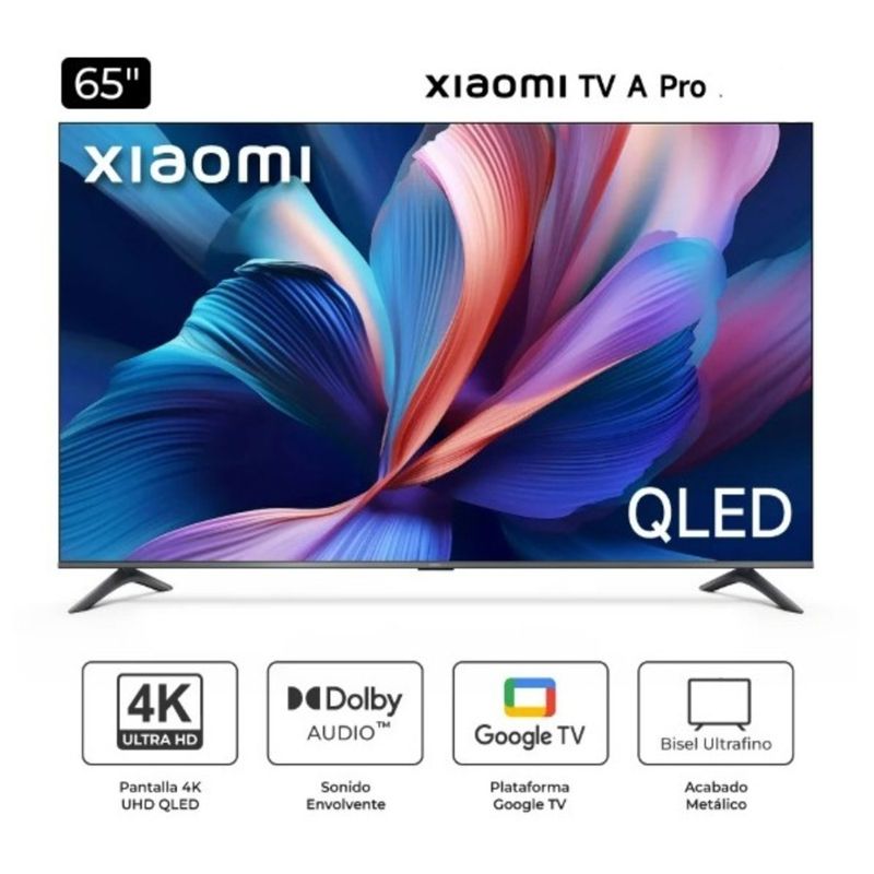 XIAOMI - Televisor Xiaomi 65" QLED Smart UHD 4K A PRO 2025