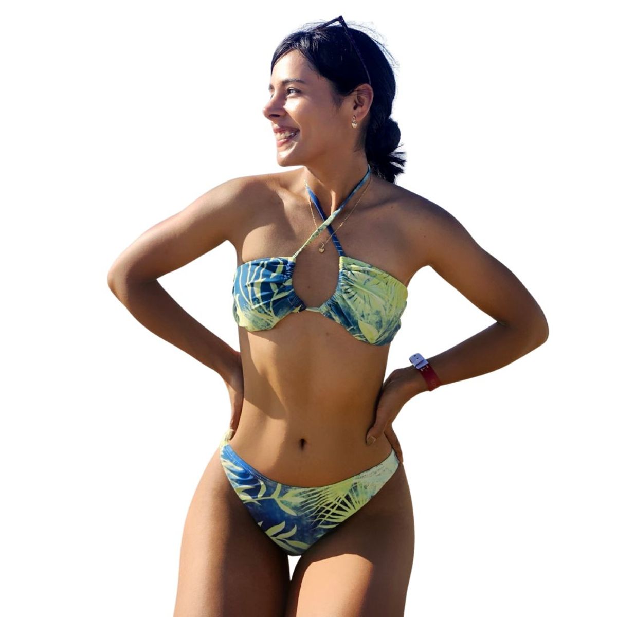 LIMA BIKINI - Bikini 3 piezas Amazonas tonos verde
