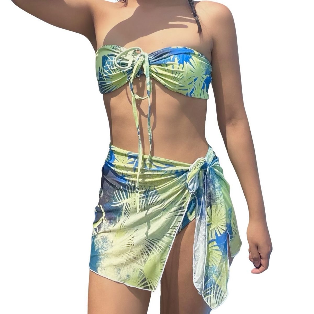 LIMA BIKINI - Bikini 3 piezas Amazonas tonos verde
