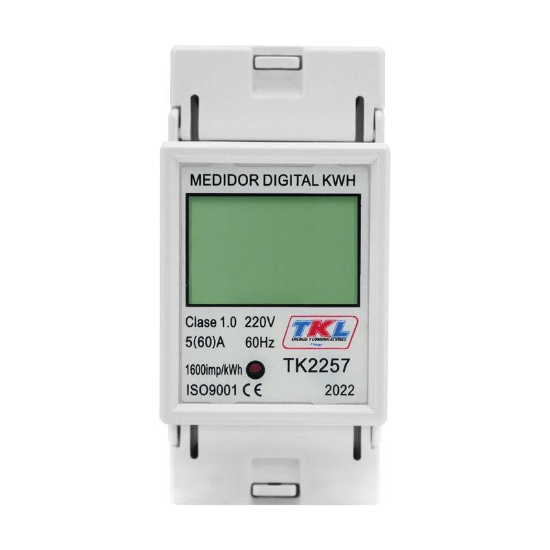 GENERICO - MEDIDOR DIGITAL MONOFASICO 1 MODULO 220V 60A