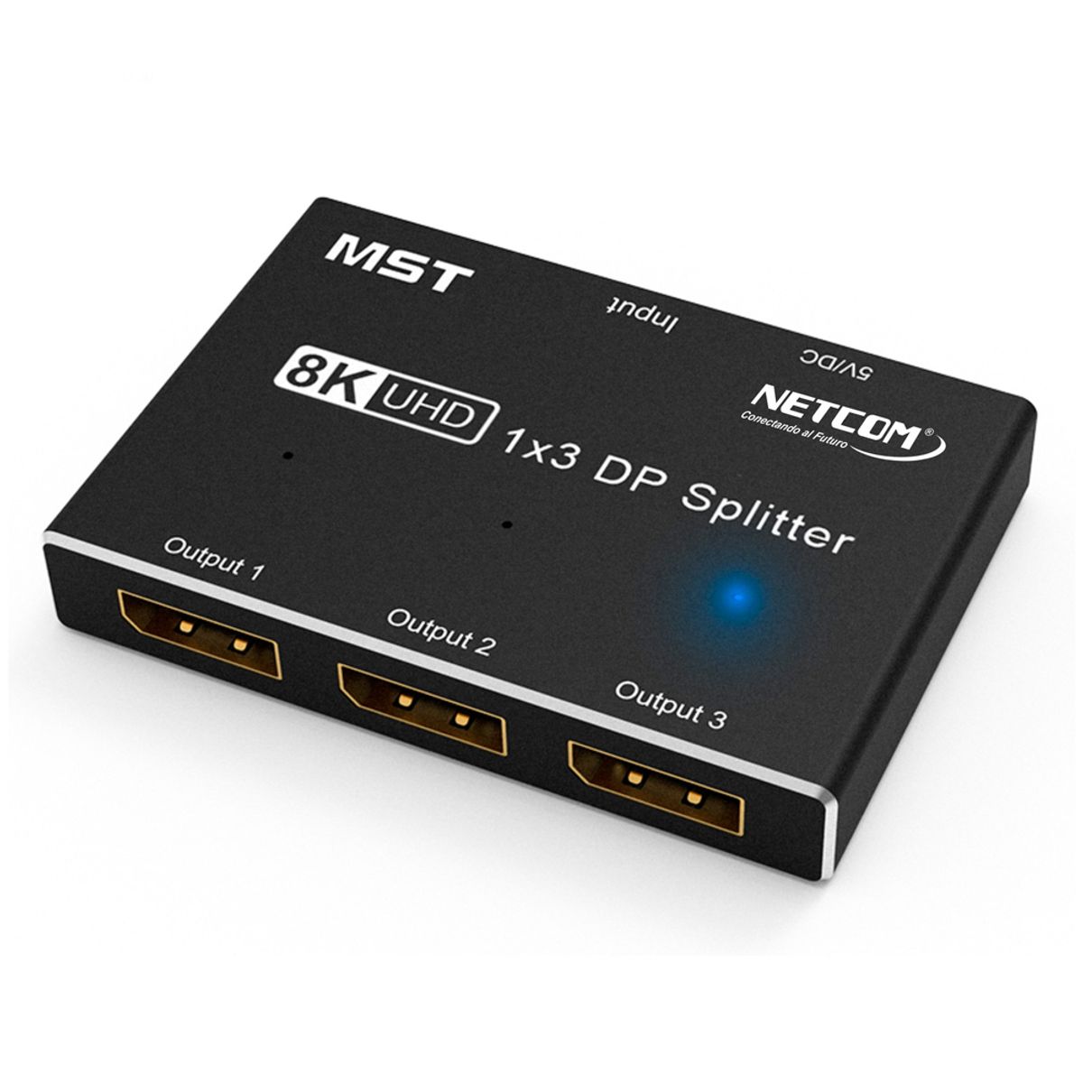NETCOM - Splitter Displayport 1x3 8K NETCOM V1-4 8k 60Hz 32-4Gbps UHD
