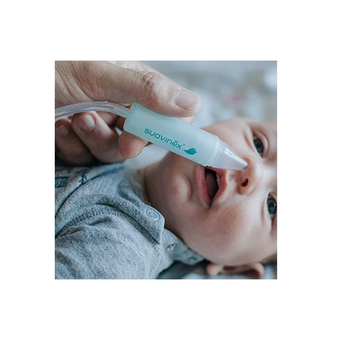 PREMIUM - Aspirador Nasal Alivia Moco Congestión Bebé Niño +0m