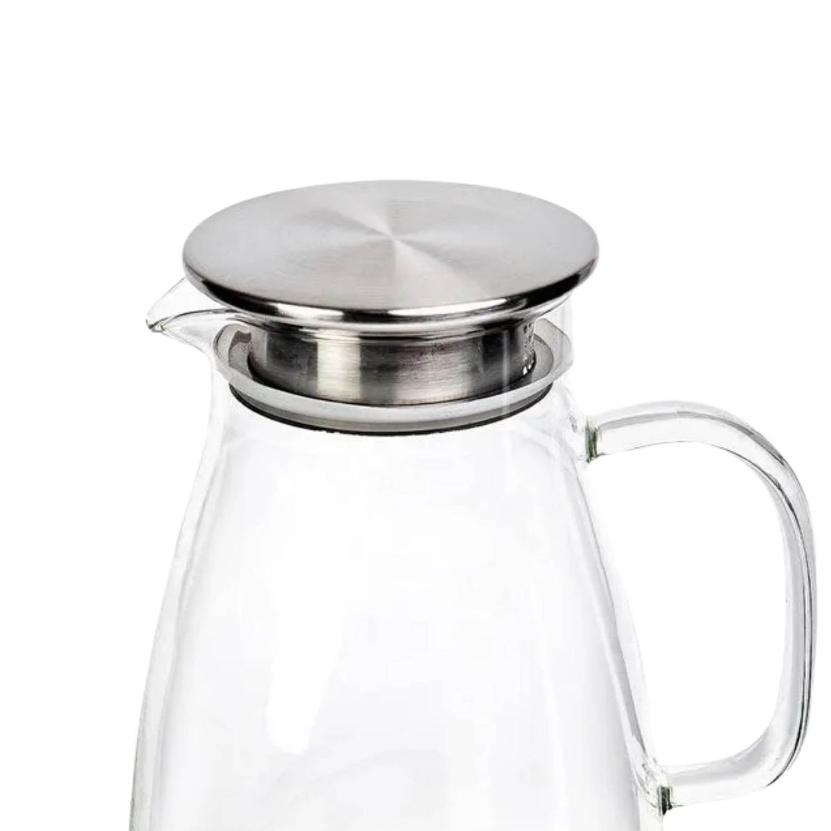 ICHIMATSU - Jarra de Vidrio Borosilicato Tapa de Metal 1.70 l
