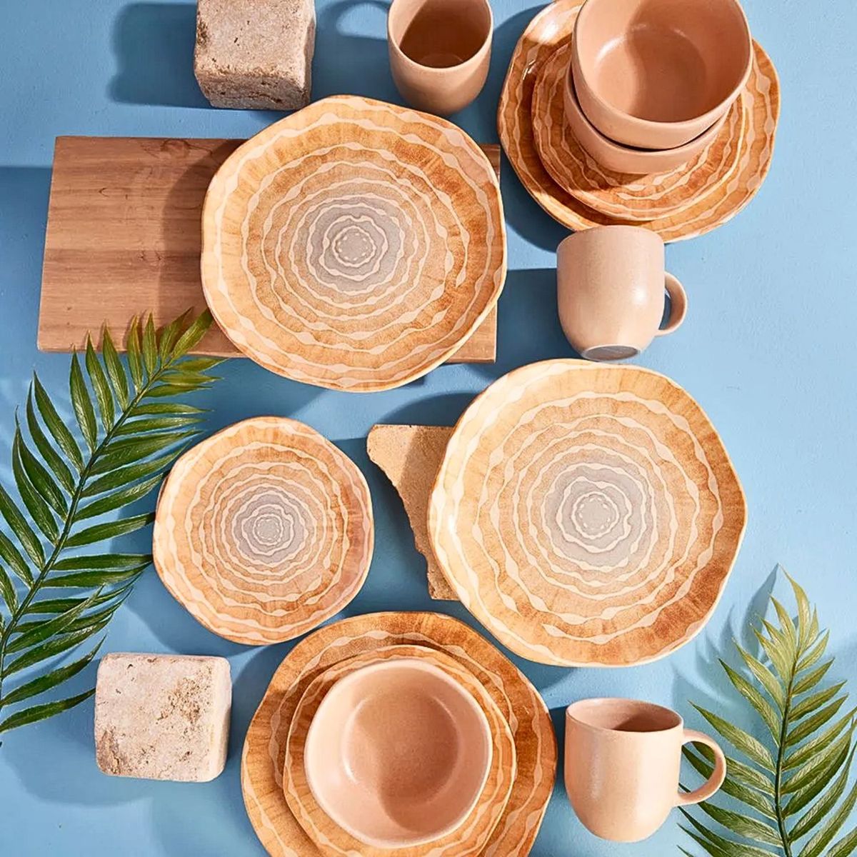 CORONA - Juego de Vajillas Corona x16 piezas Kai Oceano