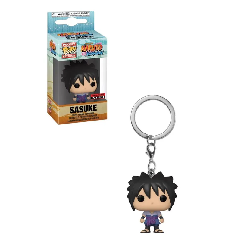 FUNKO - Funko Pop llavero Naruto - Sasuke Uchiha AAA Anime Exclusive